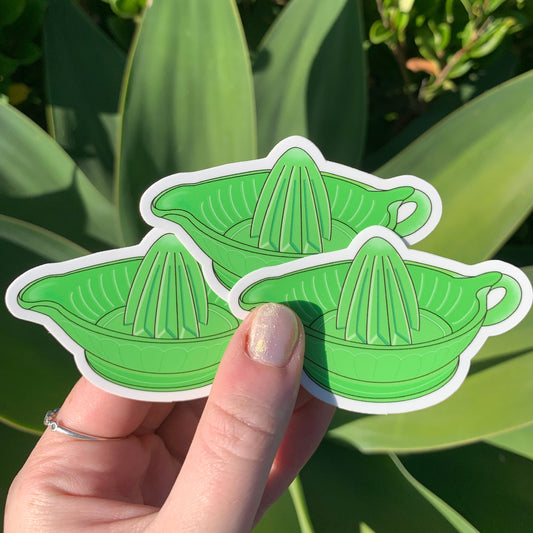 Uranium Glass Juicer Sticker/Magnet