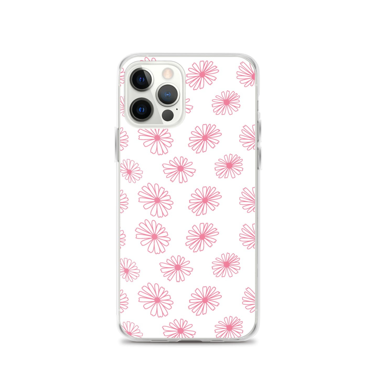 Vintage Pyrex Pink Daisy Clear Case for iPhone®