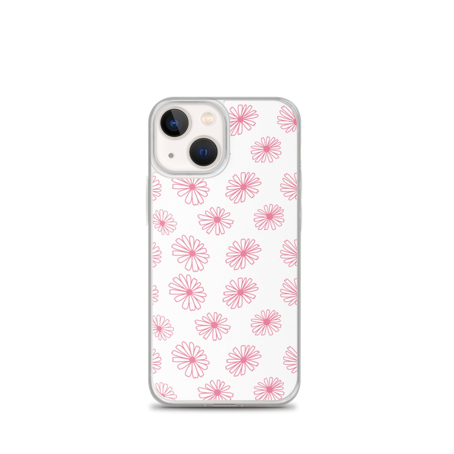 Vintage Pyrex Pink Daisy Clear Case for iPhone®