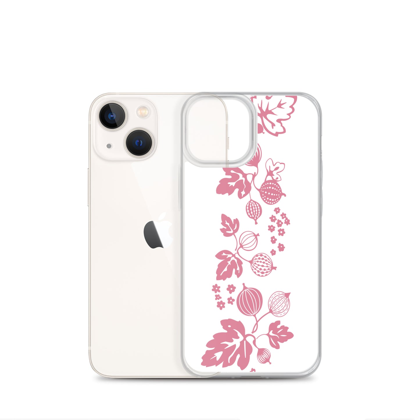 Vintage Pyrex Pink Gooseberry Clear Case for iPhone®