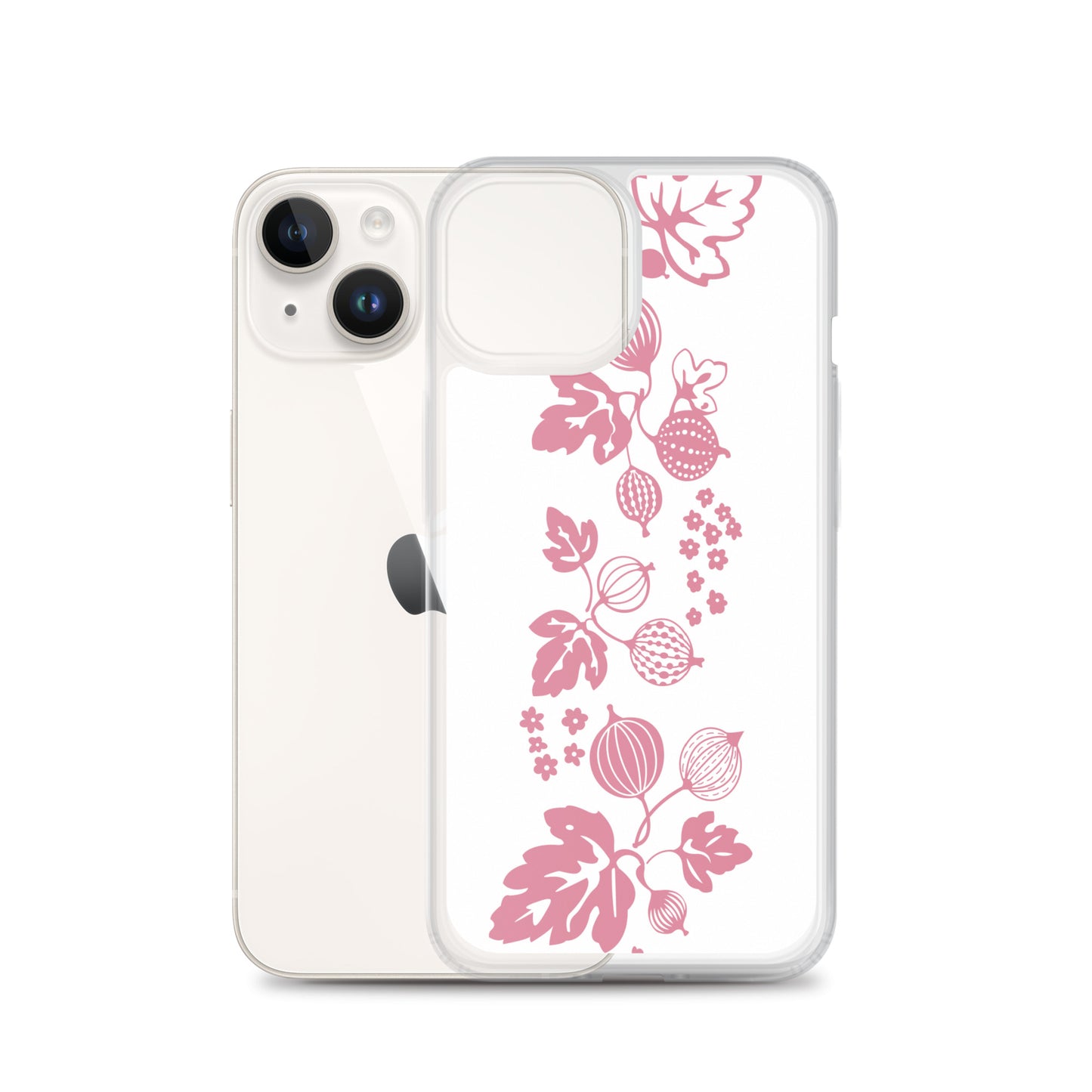 Vintage Pyrex Pink Gooseberry Clear Case for iPhone®