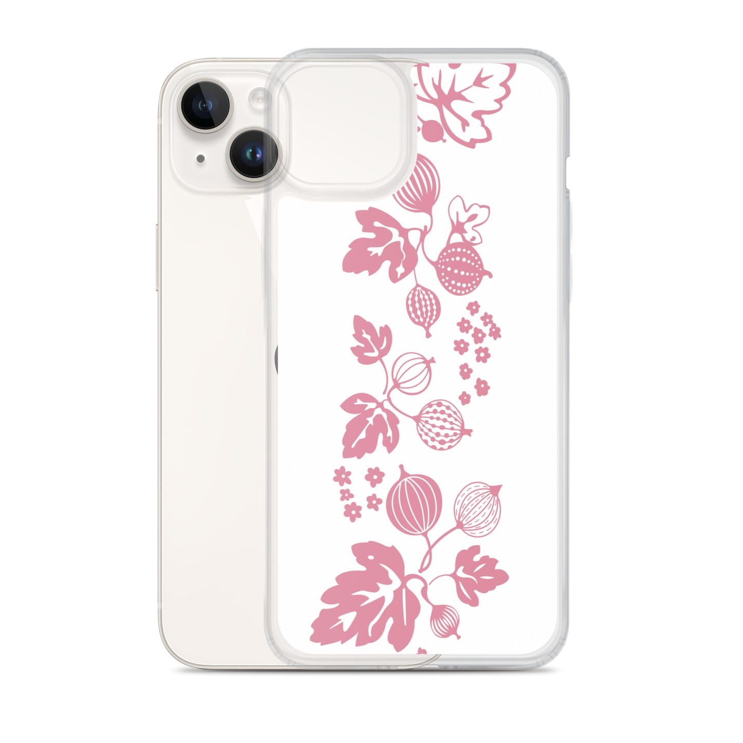Vintage Pyrex Pink Gooseberry Clear Case for iPhone®