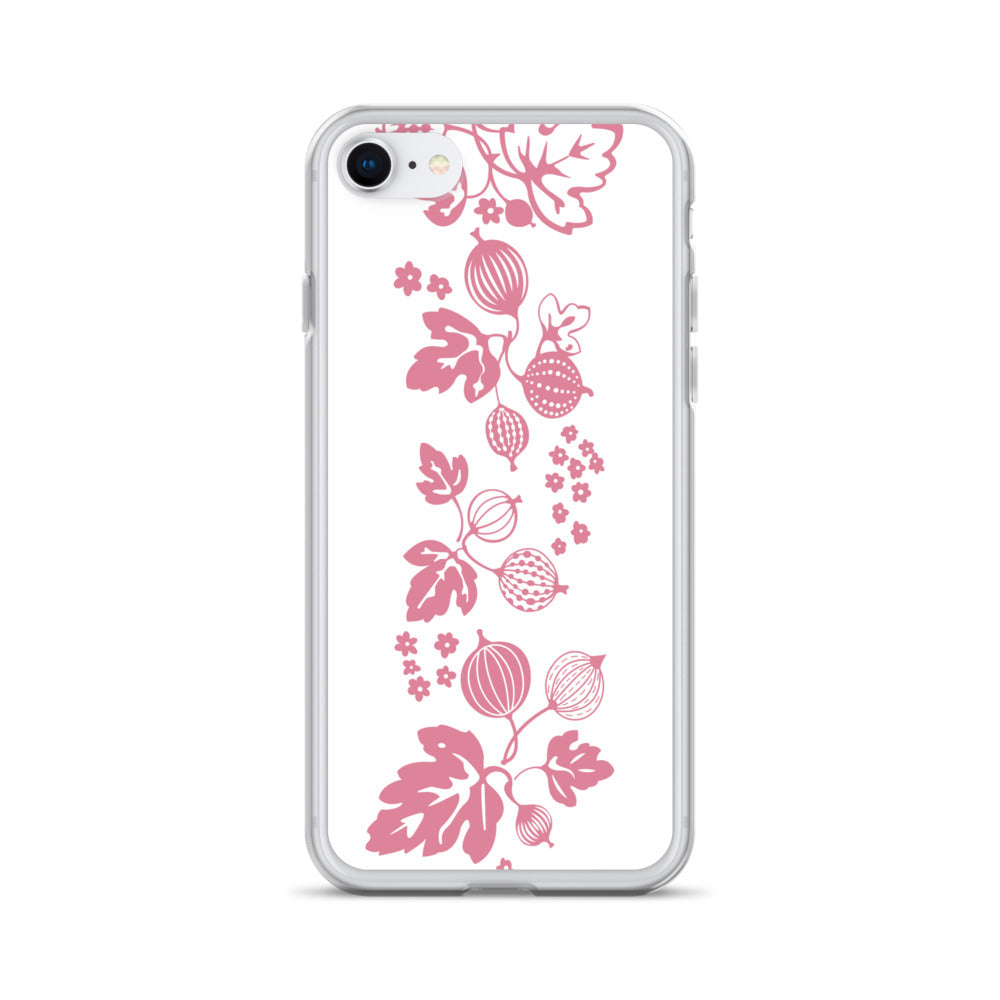 Vintage Pyrex Pink Gooseberry Clear Case for iPhone®