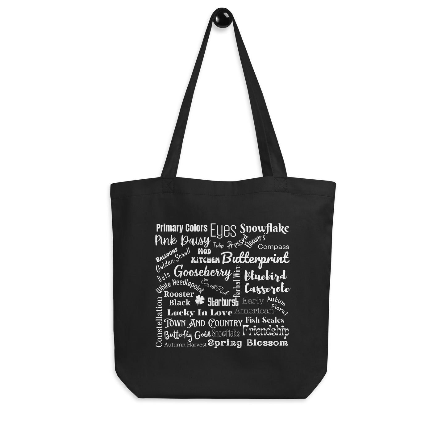 Vintage Pyrex Collection Black Eco Tote Bag