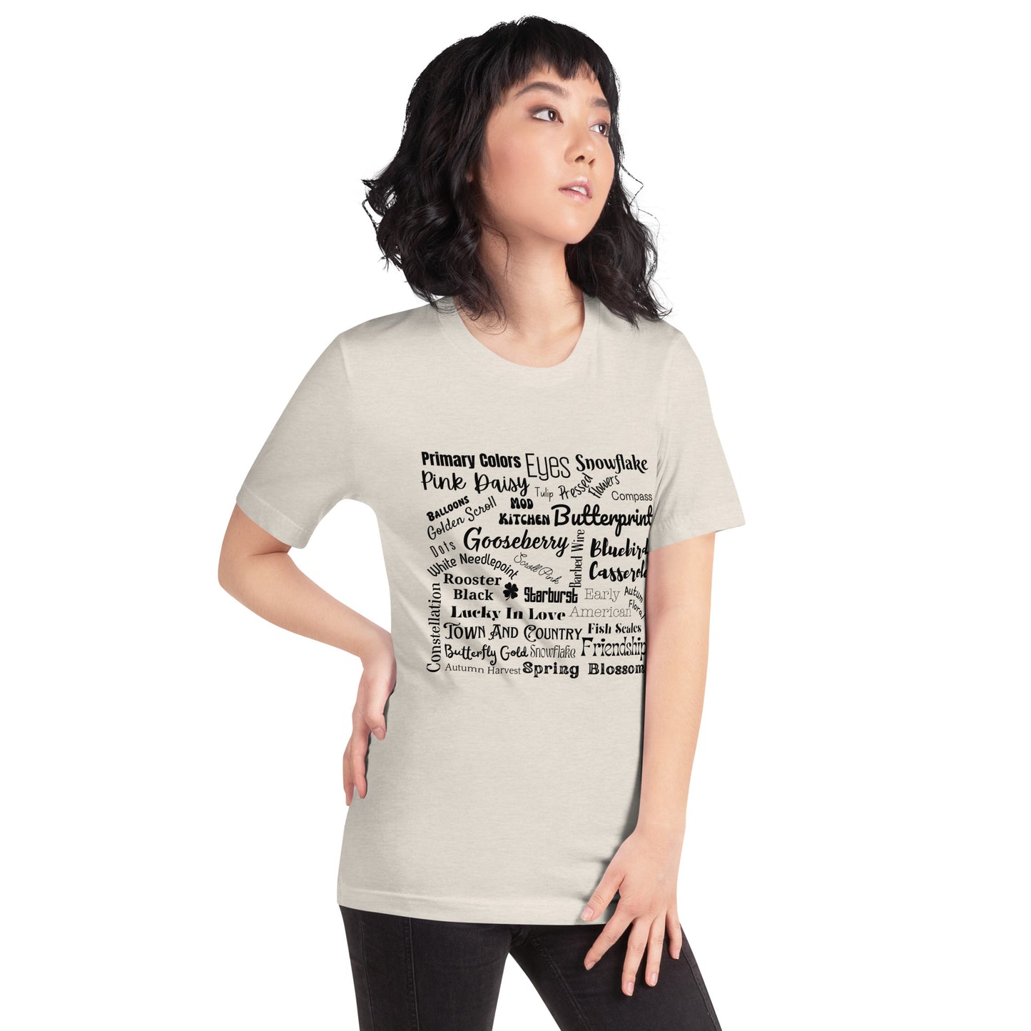 Vintage Pyrex Collectors Checklist Unisex t-shirt