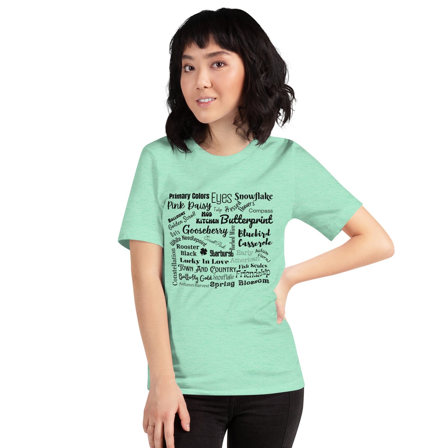 Vintage Pyrex Collectors Checklist Unisex t-shirt