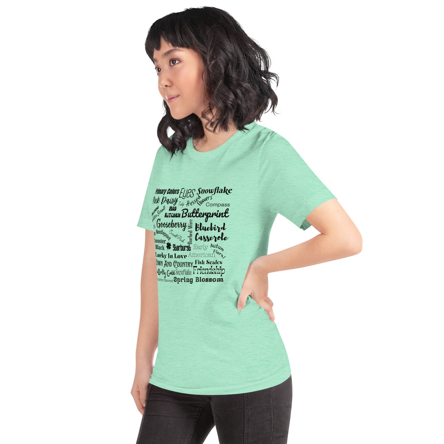 Vintage Pyrex Collectors Checklist Unisex t-shirt