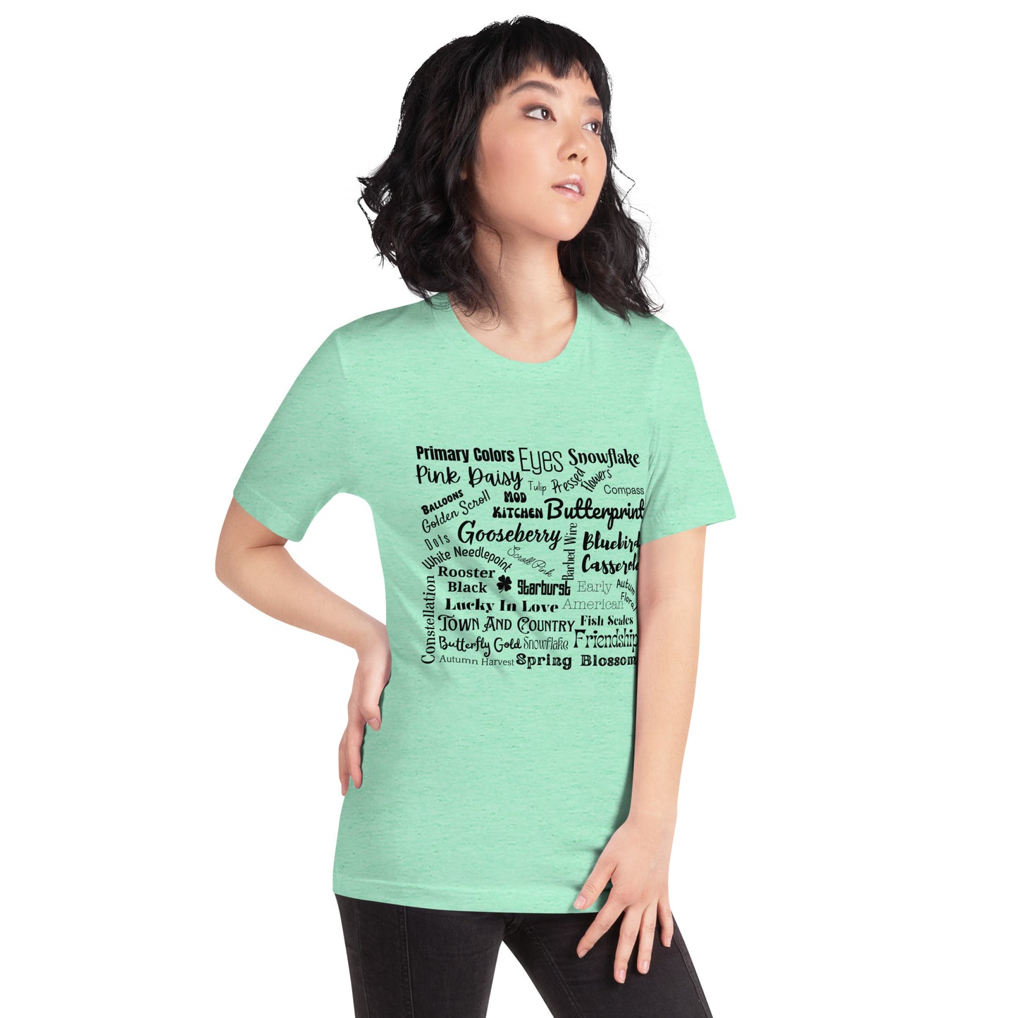 Vintage Pyrex Collectors Checklist Unisex t-shirt