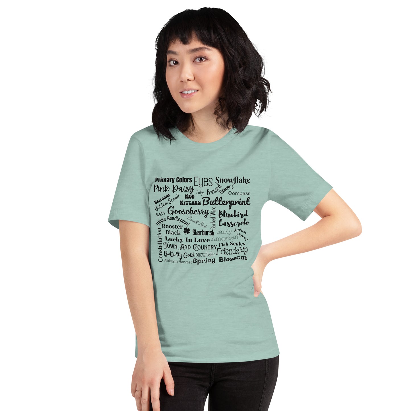 Vintage Pyrex Collectors Checklist Unisex t-shirt
