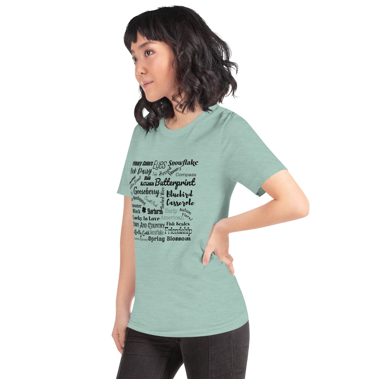 Vintage Pyrex Collectors Checklist Unisex t-shirt