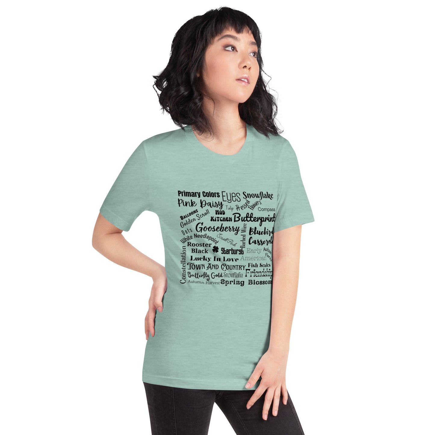 Vintage Pyrex Collectors Checklist Unisex t-shirt