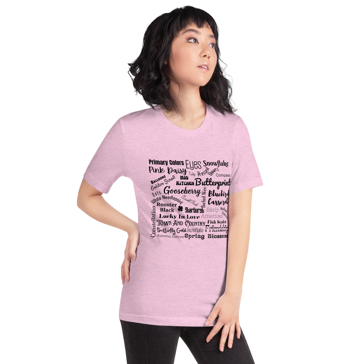 Vintage Pyrex Collectors Checklist Unisex t-shirt