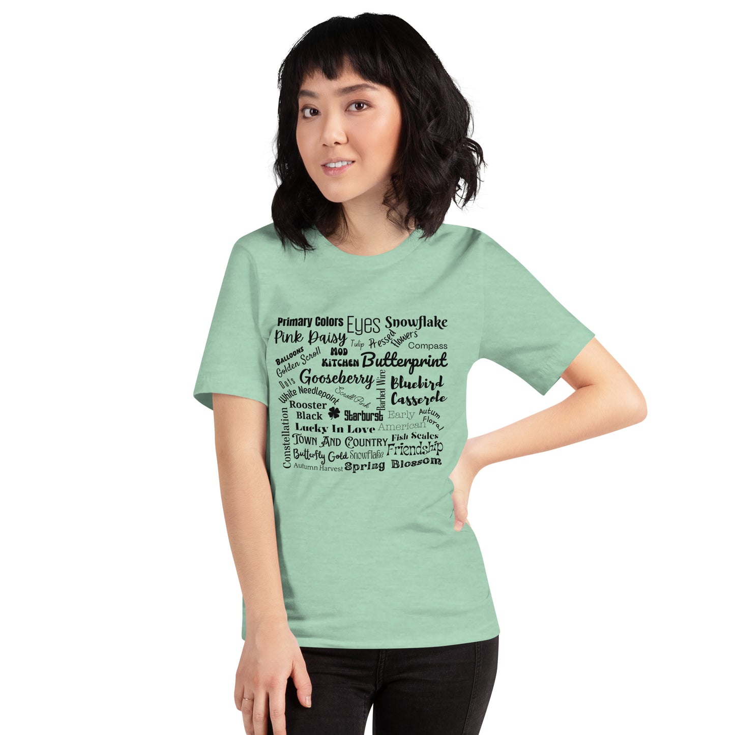 Vintage Pyrex Collectors Checklist Unisex t-shirt