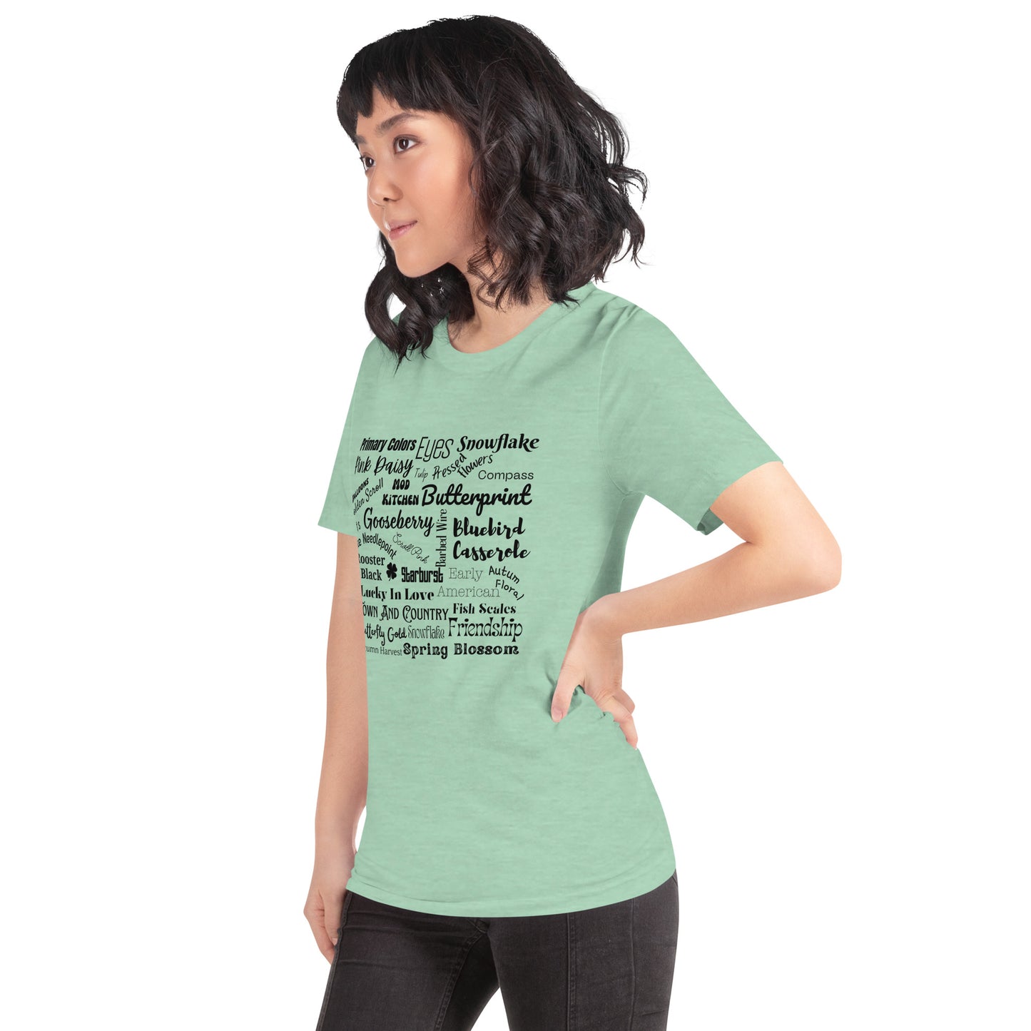 Vintage Pyrex Collectors Checklist Unisex t-shirt