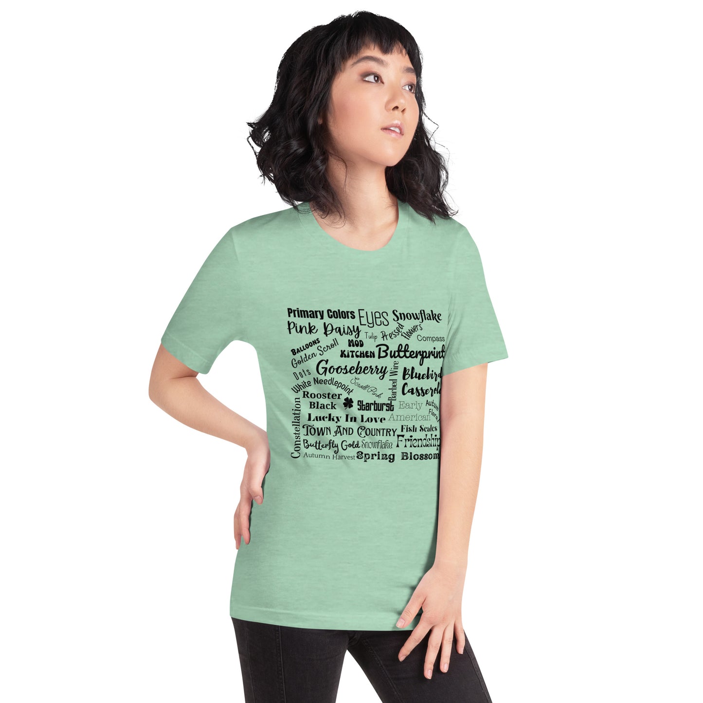 Vintage Pyrex Collectors Checklist Unisex t-shirt
