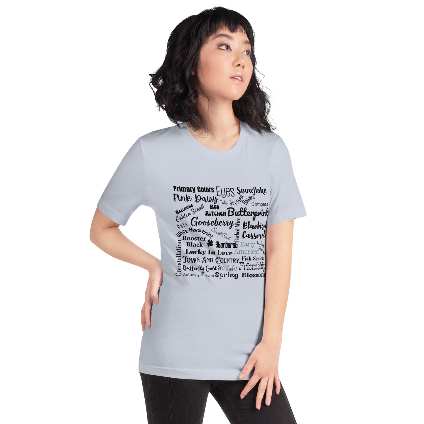 Vintage Pyrex Collectors Checklist Unisex t-shirt