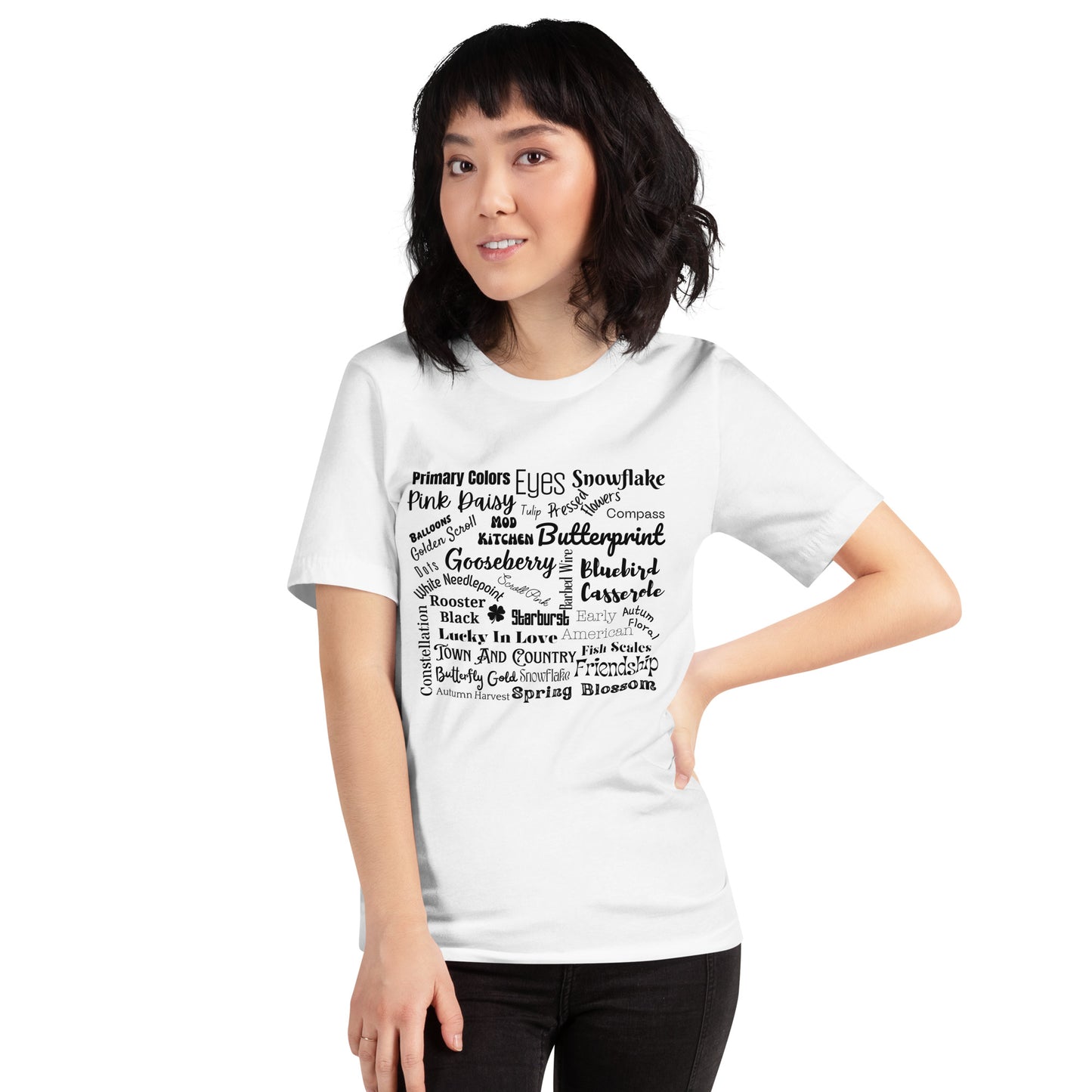 Vintage Pyrex Collectors Checklist Unisex t-shirt