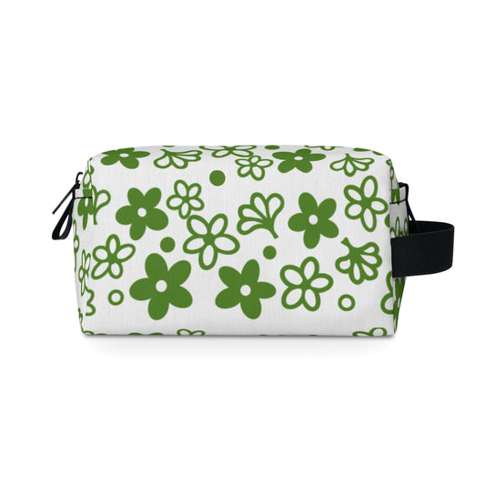 Vintage Pyrex Green Crazy Daisy Toiletry Bag