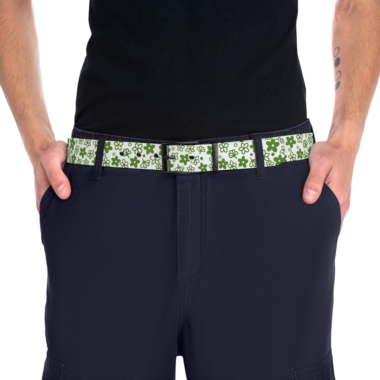 Vintage Pyrex Green Crazy Daisy Belt