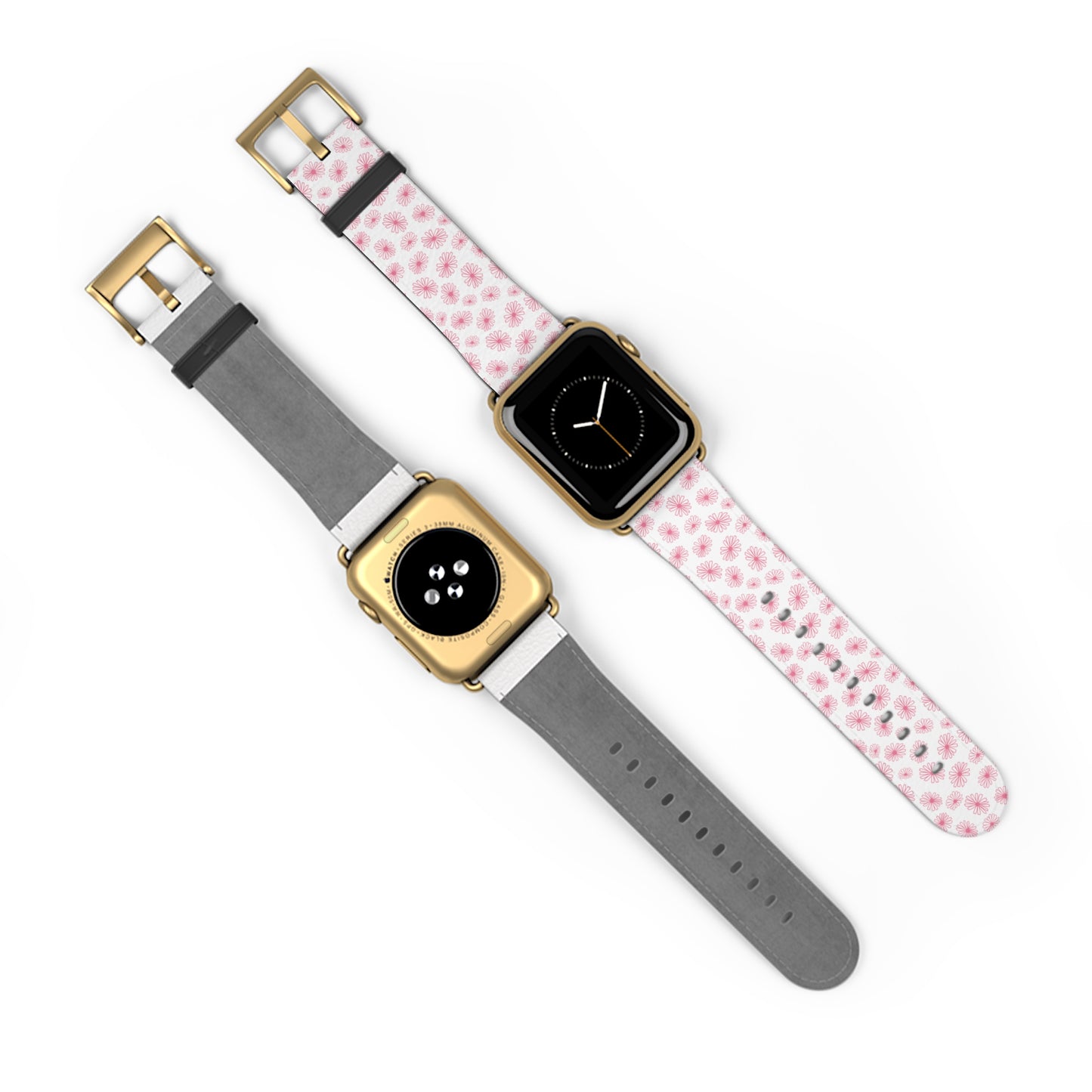 Vintage Pyrex Pink Daisy Watch Band