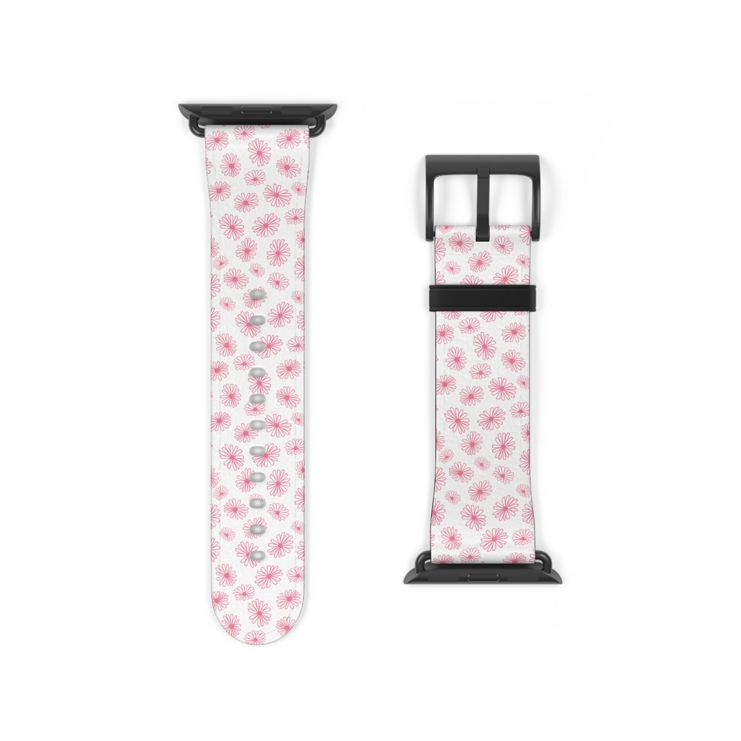 Vintage Pyrex Pink Daisy Watch Band