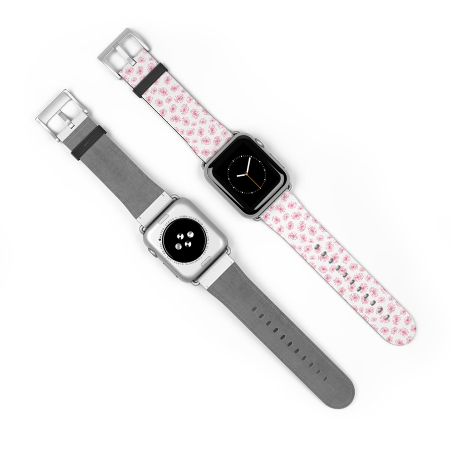 Vintage Pyrex Pink Daisy Watch Band