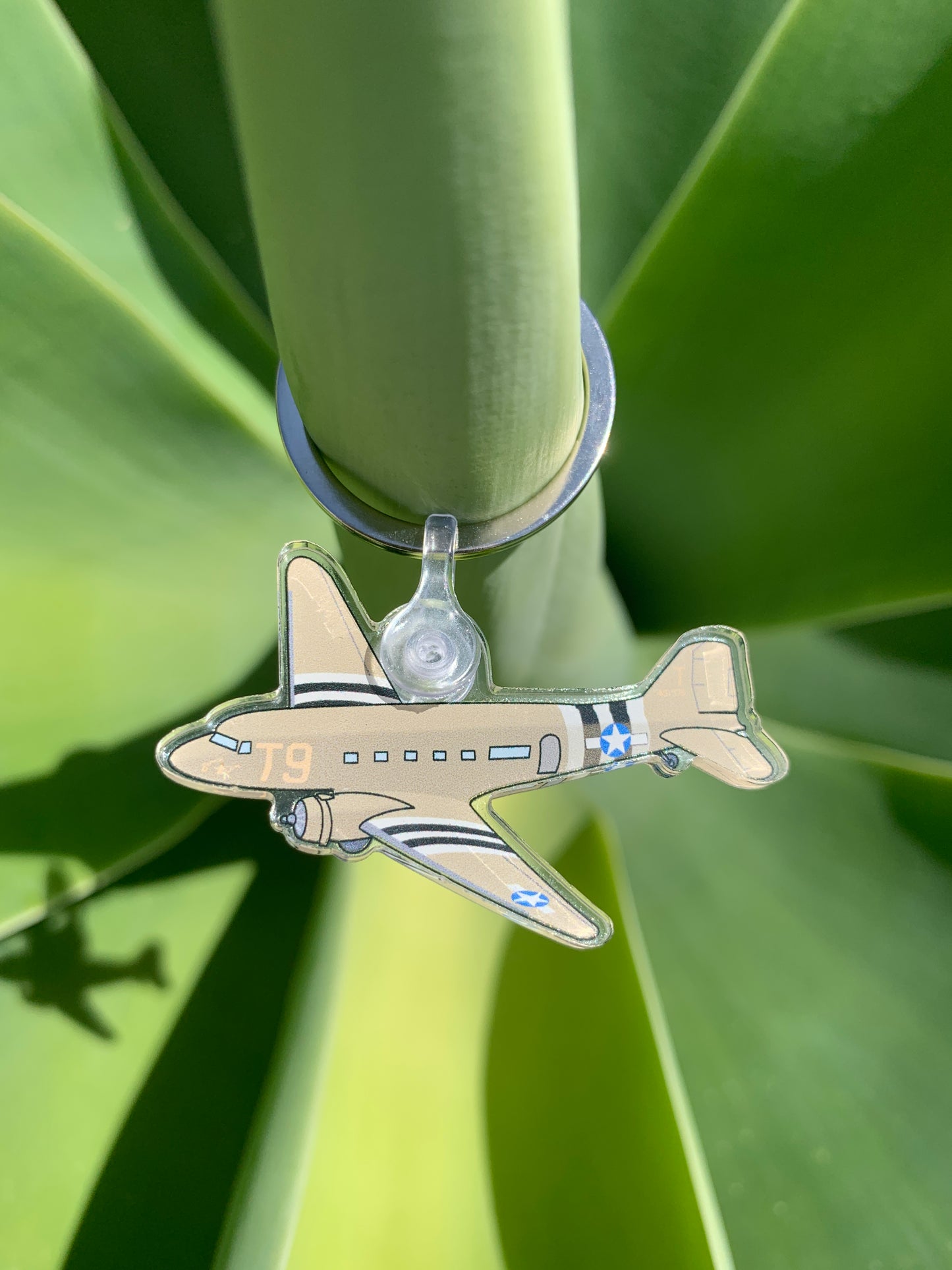 WWII Douglas C-47 Skytrain Keychain