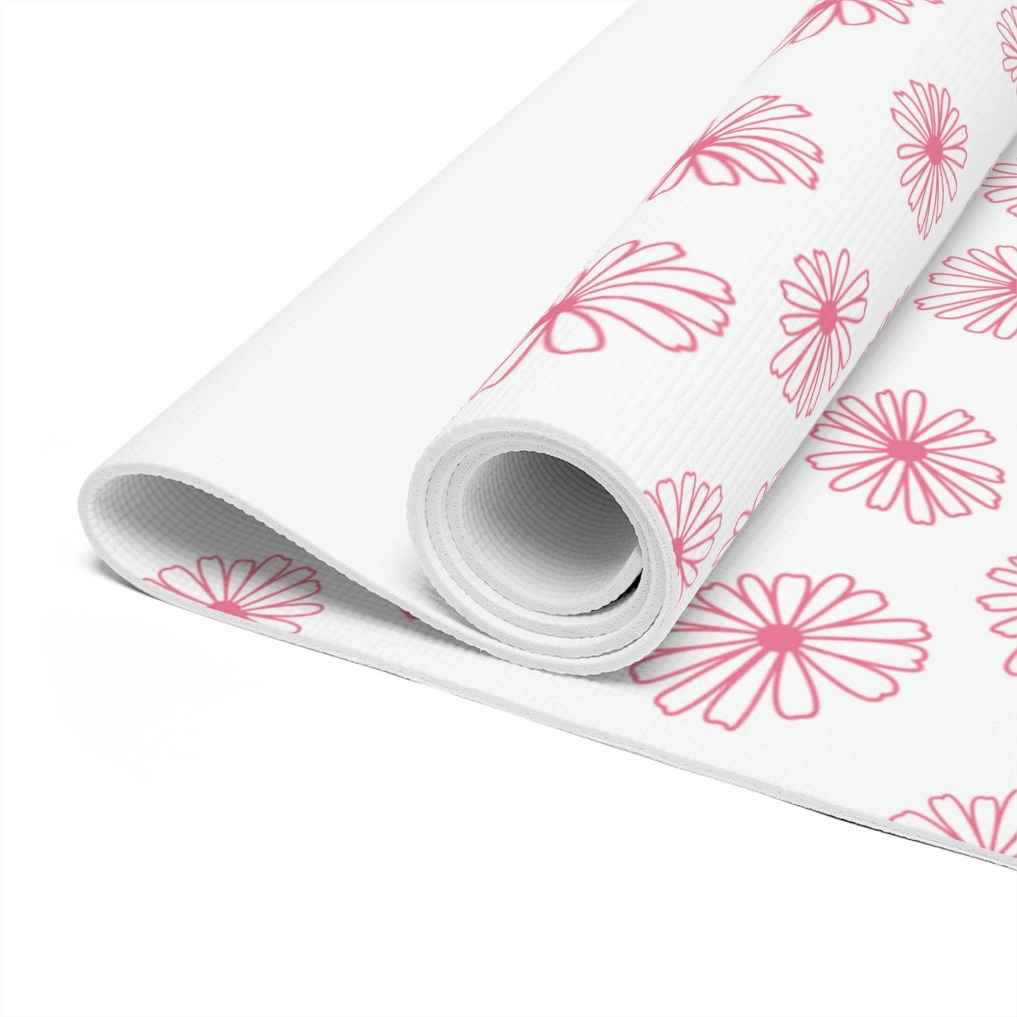 Vintage Pyrex Pink Daisy Foam Yoga Mat