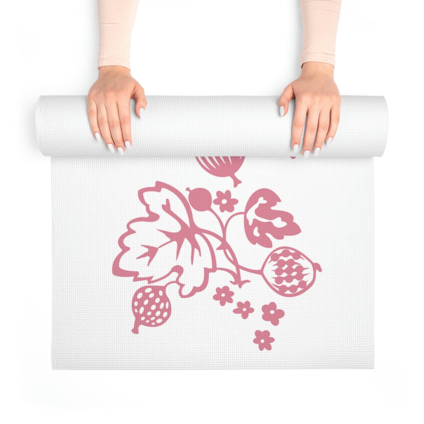 Vintage Pyrex Pink Gooseberry Foam Yoga Mat