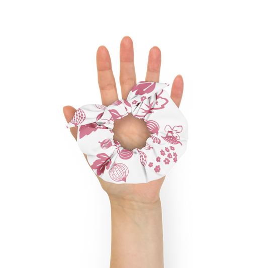 Vintage Pyrex Pink Gooseberry Scrunchie