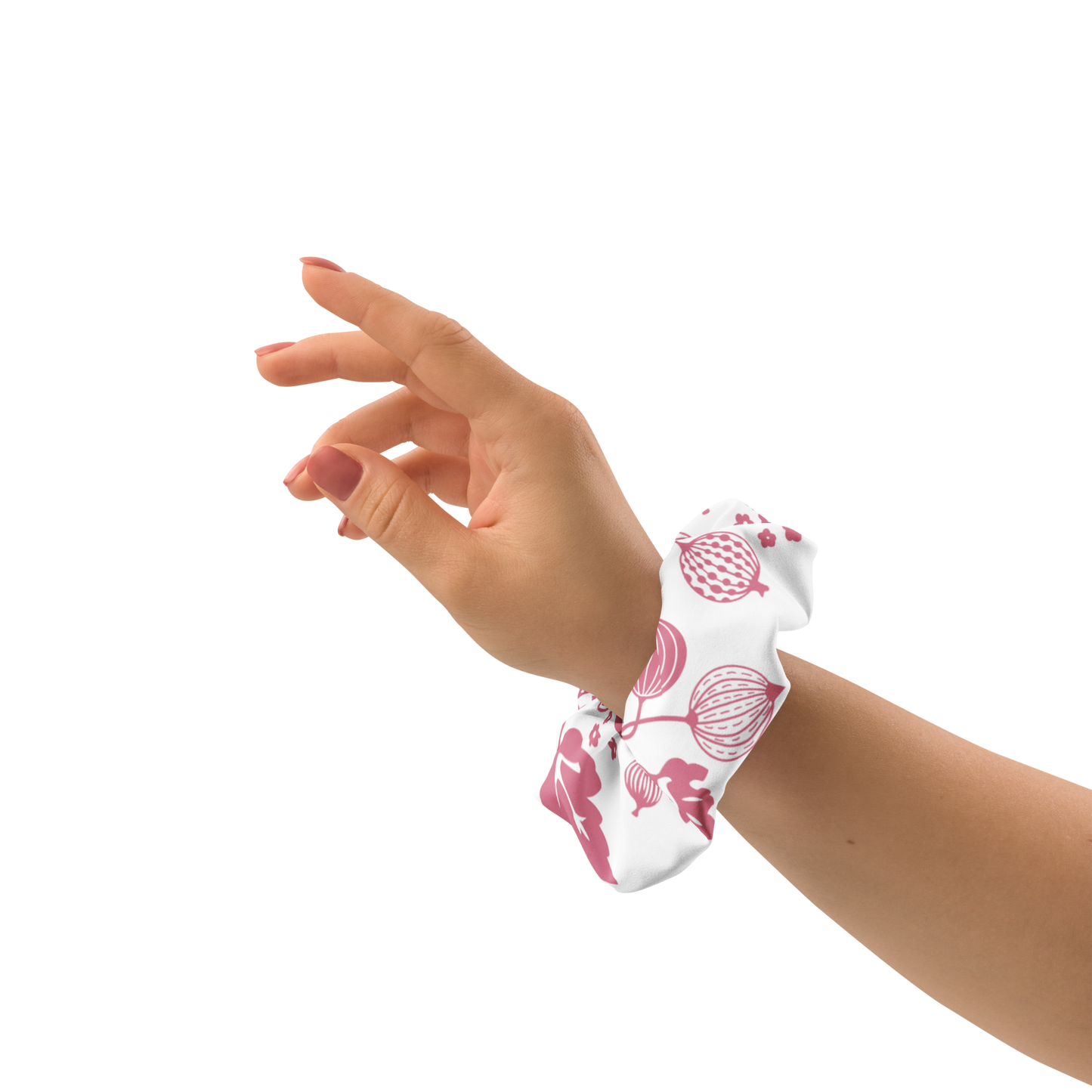 Vintage Pyrex Pink Gooseberry Scrunchie