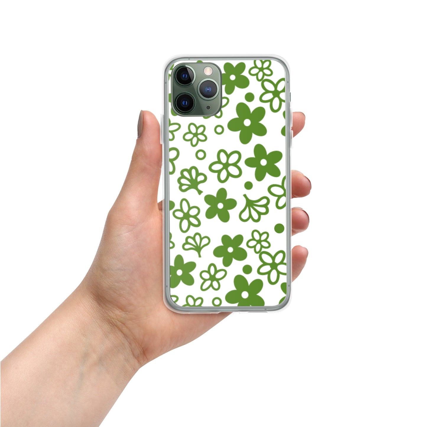 Crazy Daisy Vintage Pyrex Pattern Clear Case for iPhone®
