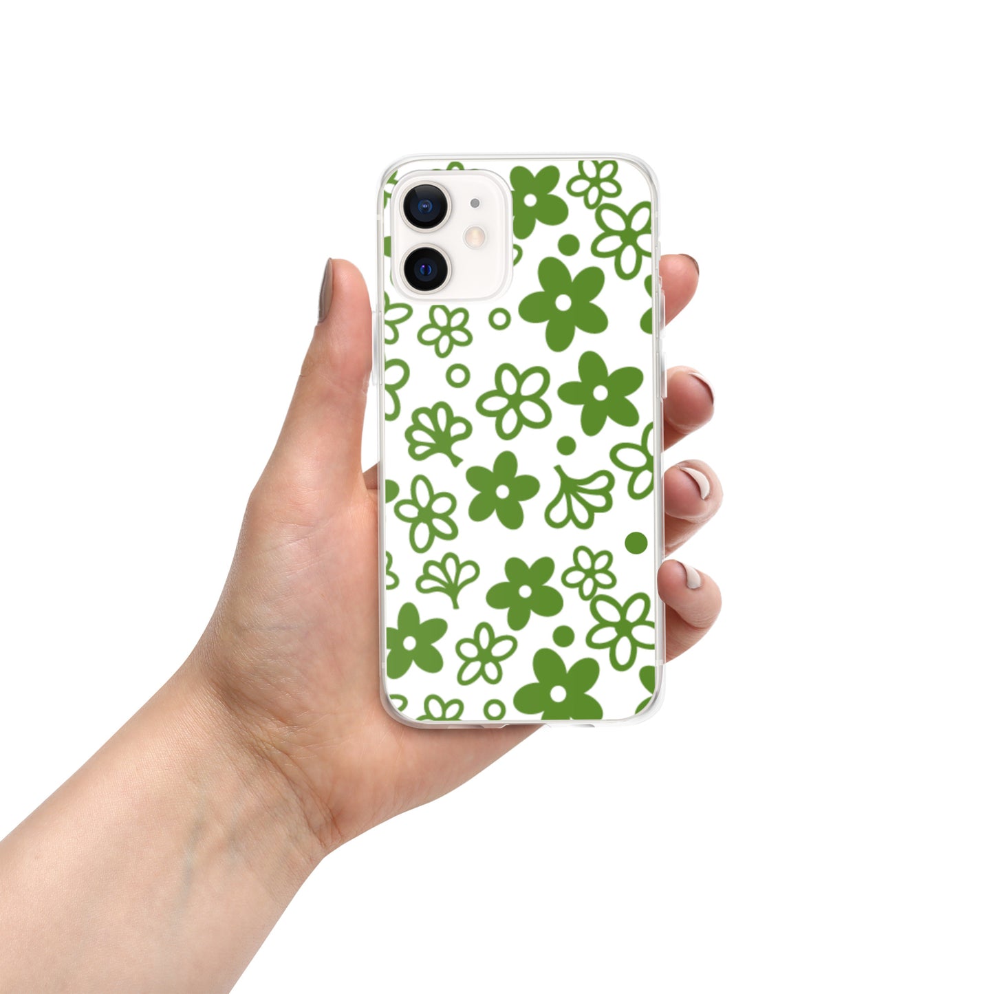 Crazy Daisy Vintage Pyrex Pattern Clear Case for iPhone®