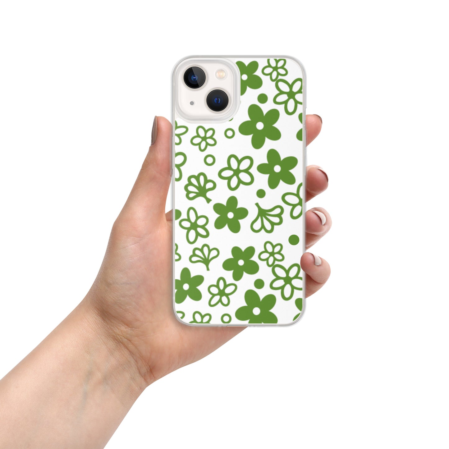 Crazy Daisy Vintage Pyrex Pattern Clear Case for iPhone®