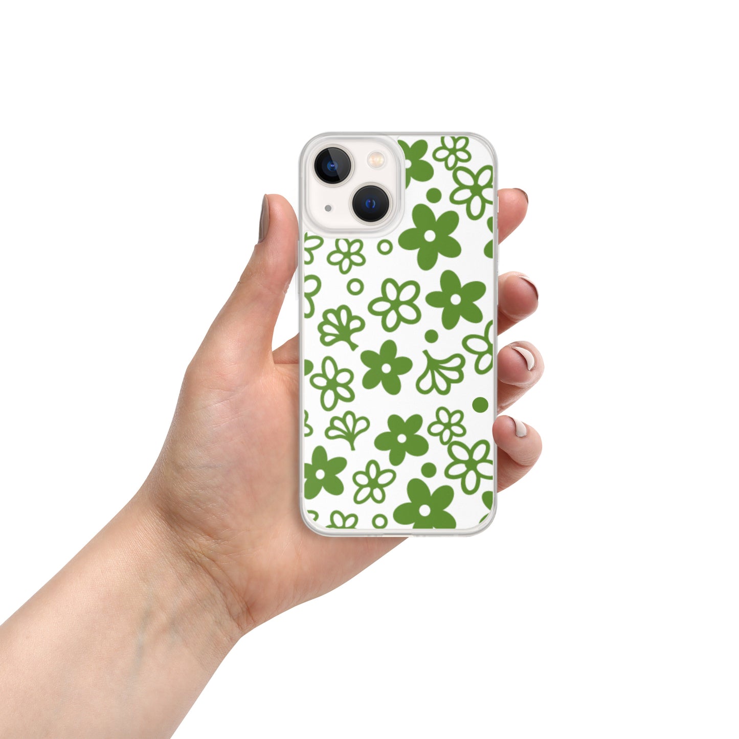 Crazy Daisy Vintage Pyrex Pattern Clear Case for iPhone®