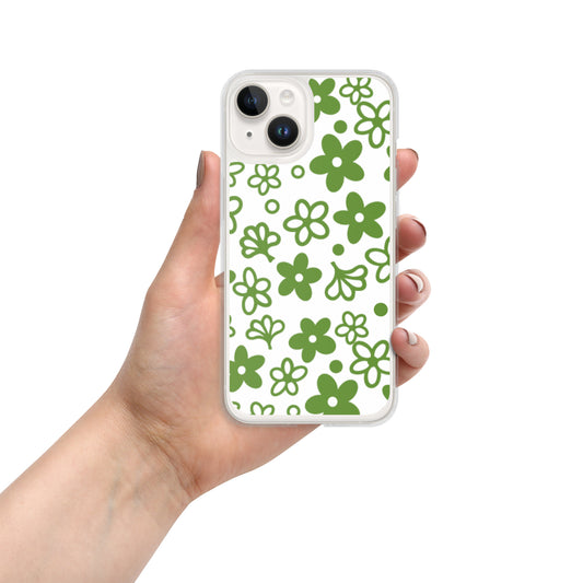 Crazy Daisy Vintage Pyrex Pattern Clear Case for iPhone®