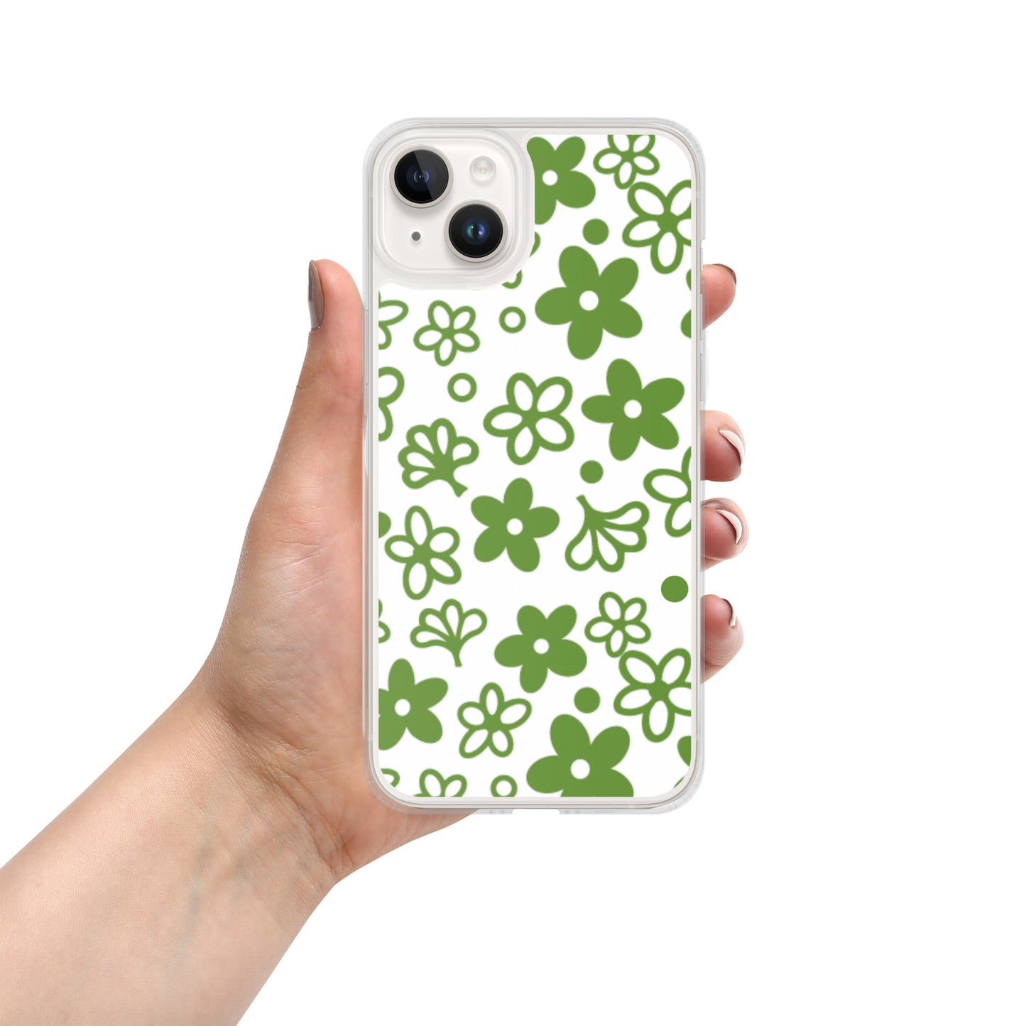Crazy Daisy Vintage Pyrex Pattern Clear Case for iPhone®