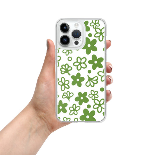 Crazy Daisy Vintage Pyrex Pattern Clear Case for iPhone®