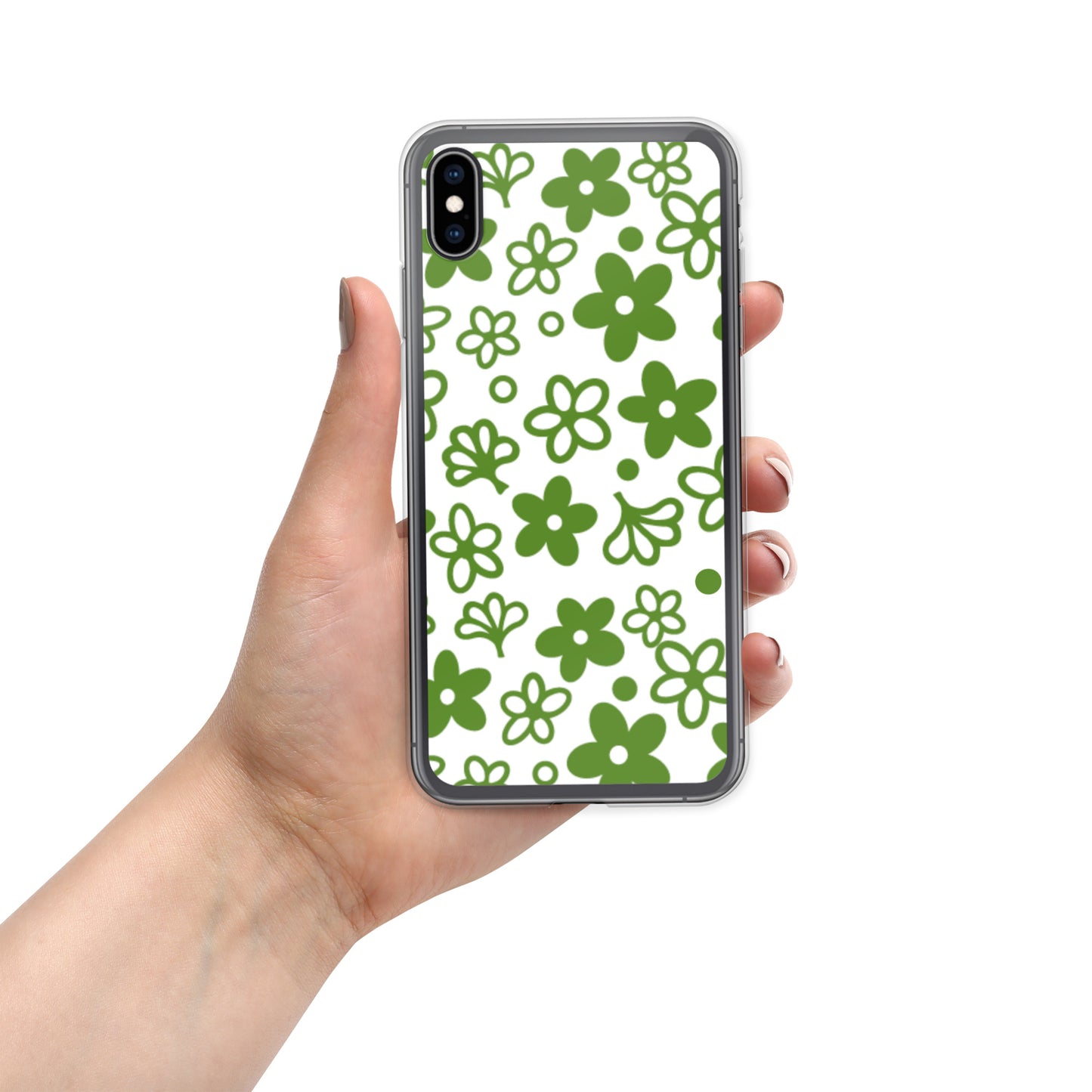 Crazy Daisy Vintage Pyrex Pattern Clear Case for iPhone®