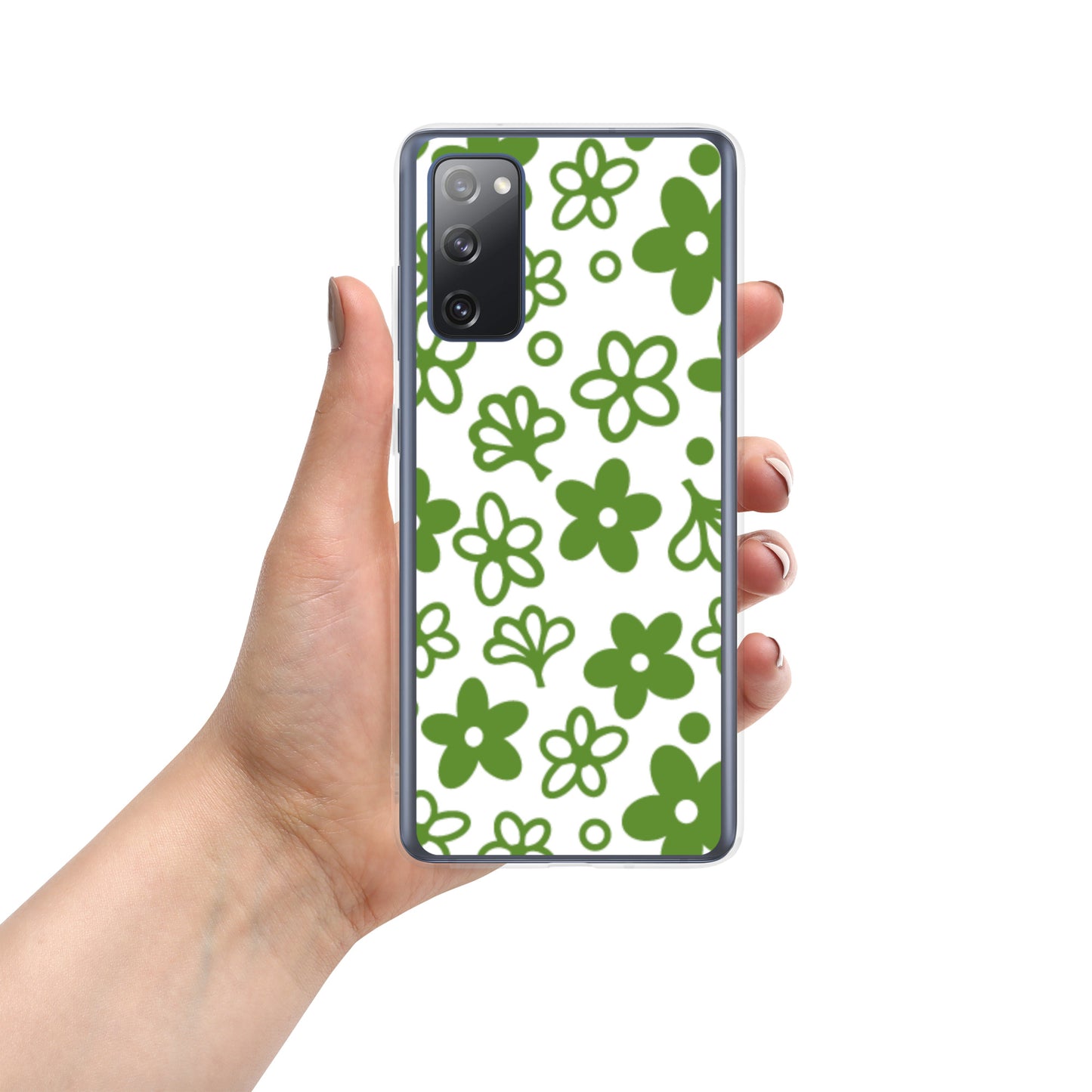 Crazy Daisy Vintage Pyrex Pattern Clear Case for Samsung®
