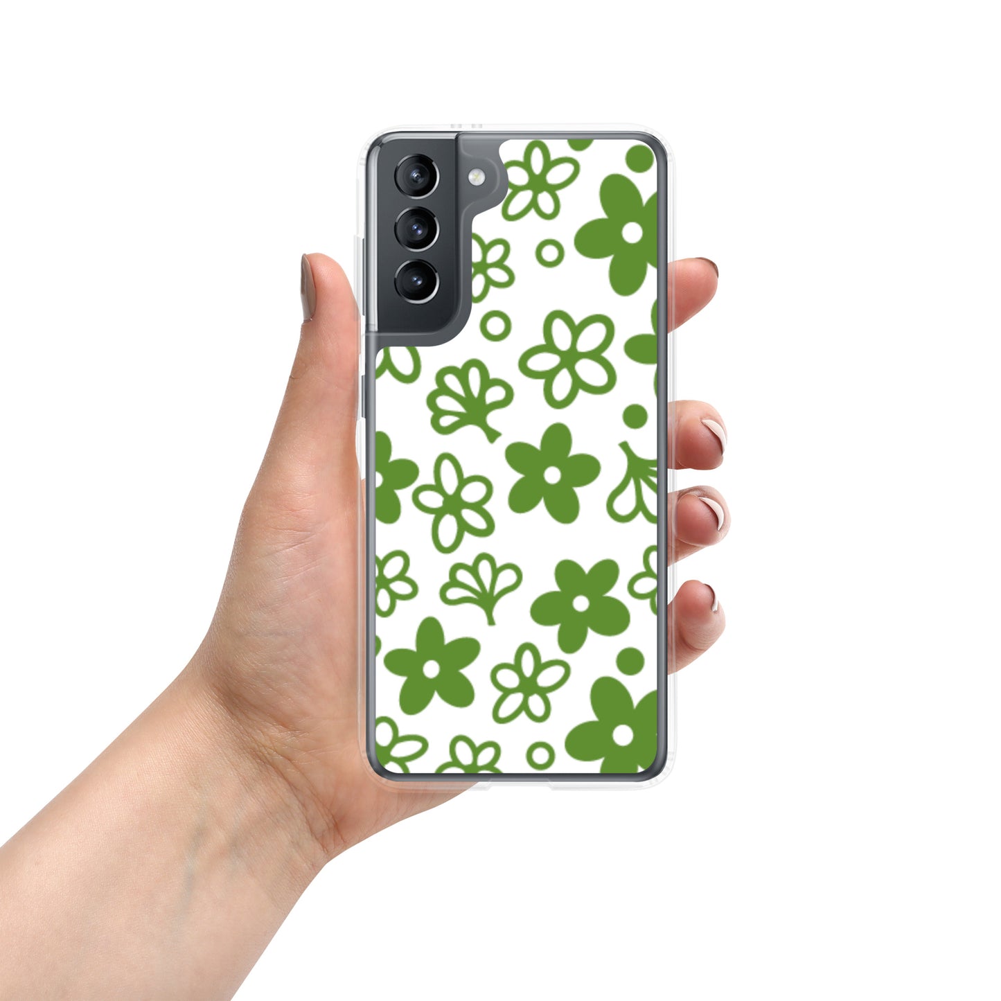 Crazy Daisy Vintage Pyrex Pattern Clear Case for Samsung®