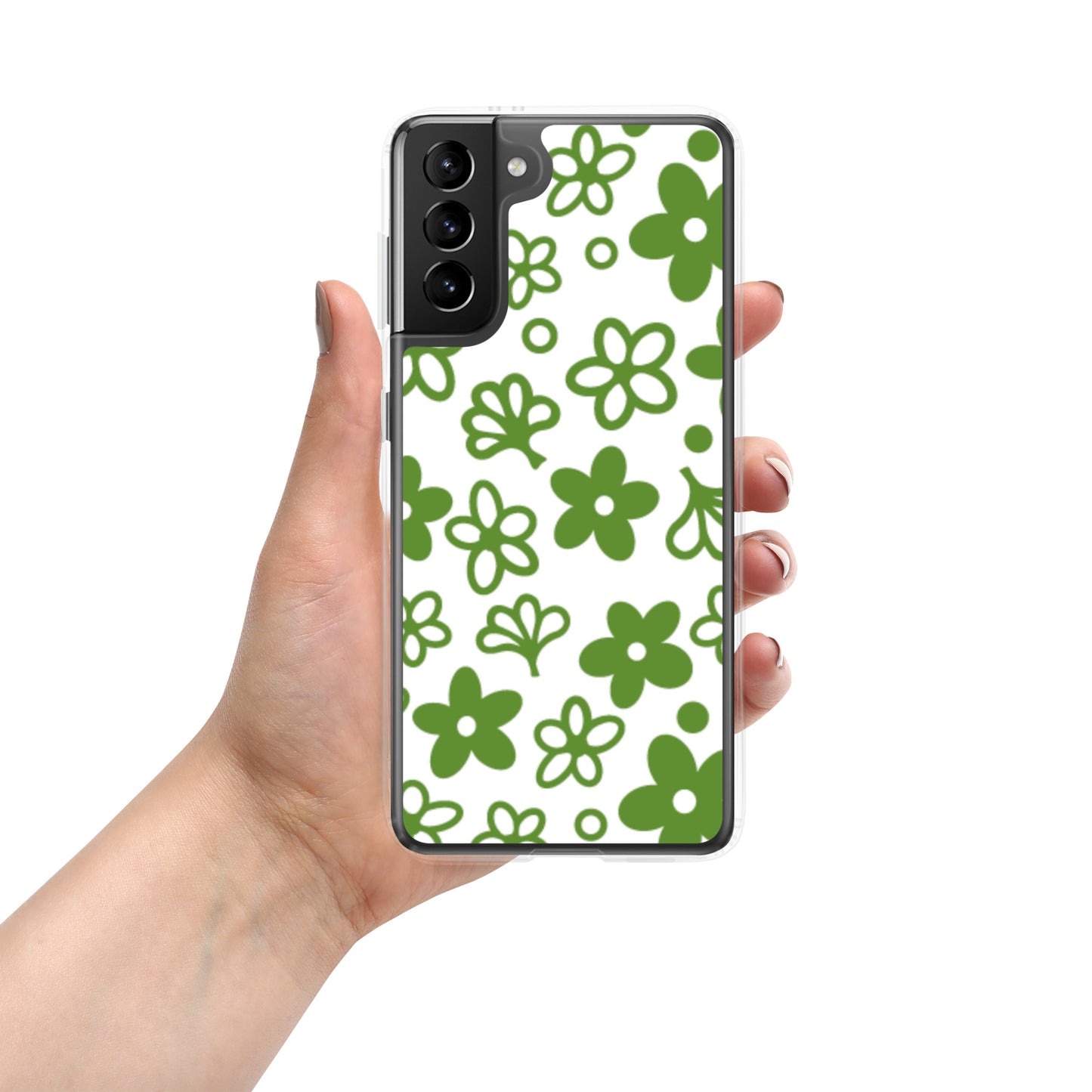 Crazy Daisy Vintage Pyrex Pattern Clear Case for Samsung®