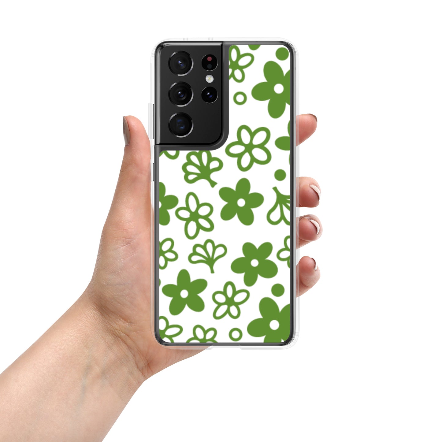 Crazy Daisy Vintage Pyrex Pattern Clear Case for Samsung®