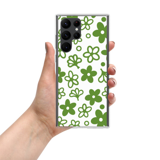 Crazy Daisy Vintage Pyrex Pattern Clear Case for Samsung®