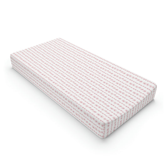 Vintage Pyrex Pink Daisy Baby Changing Pad Cover