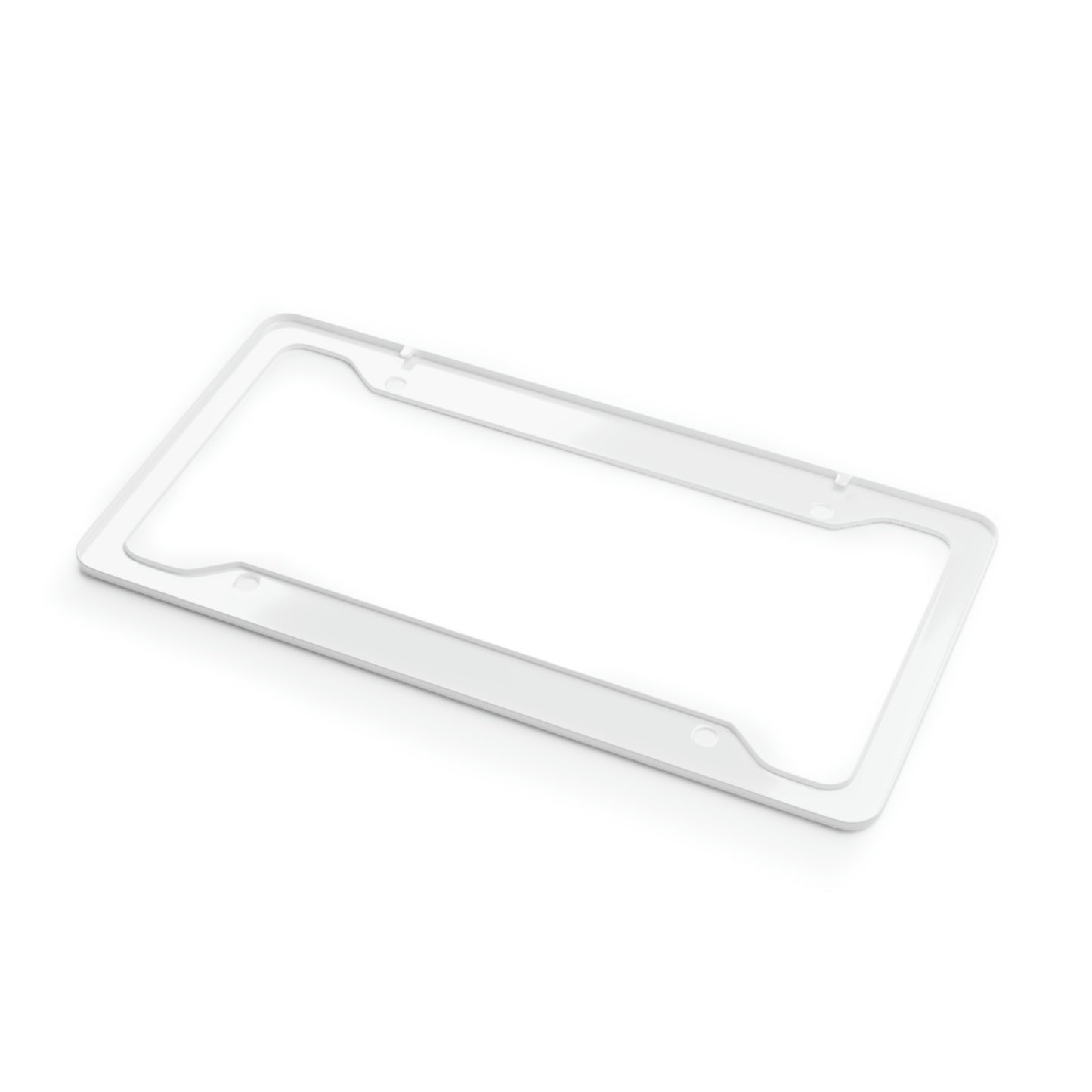 Vintage Fiestaware Print License Plate Frame