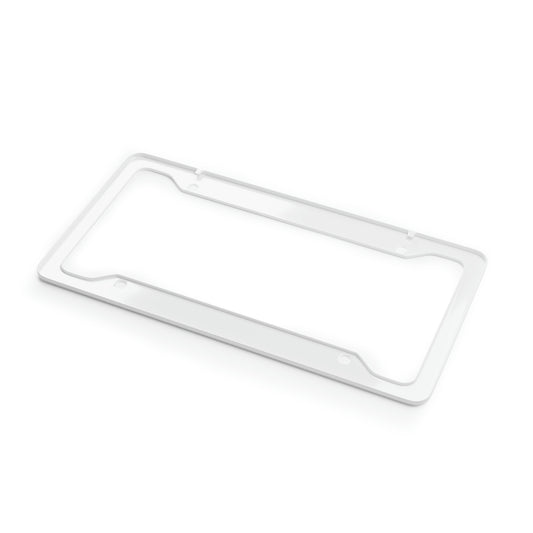 Vintage Fiestaware Print License Plate Frame