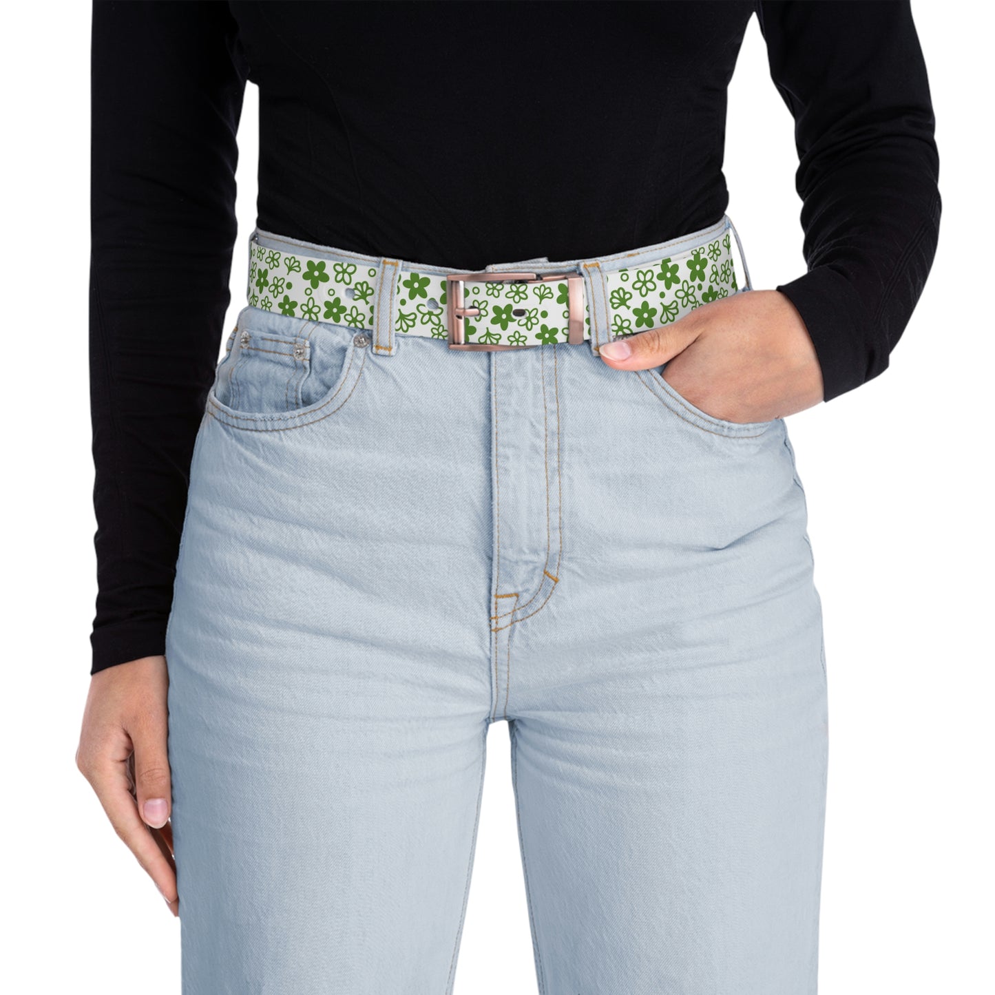 Vintage Pyrex Green Crazy Daisy Belt