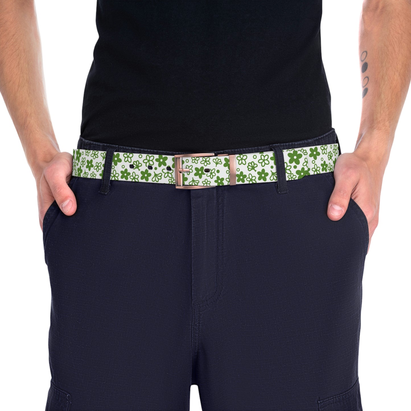 Vintage Pyrex Green Crazy Daisy Belt