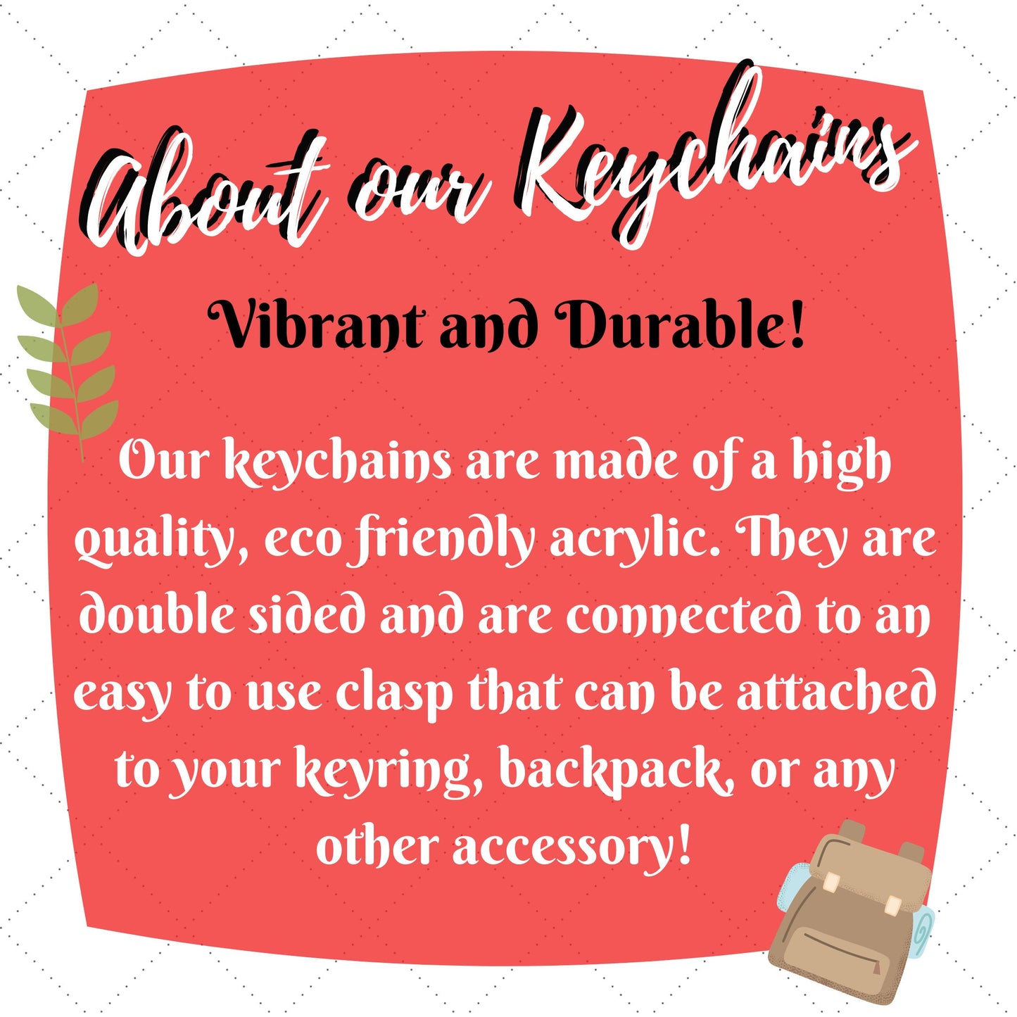 Vintage Trailer Keychain - 1960's Red Shasta Acrylic Charm